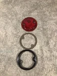 1932-33 Plymouth Taillight Lens And Bezel N.o.s. ( #1166 ). Fixed Price $40.00.
