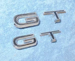 1967 Fairlane Htp Convertible Ranchero Orig Front Fender 'gt' Emblems Letters. Fixed Price $299.00.