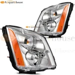 Pair Left Right Side Headlights Assembly For 2006-2011 Cadillac Dts. Fixed Price $190.04.