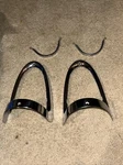 1955 Chevrolet Belair Chrome Taillight Bezels Pair 5945612-7. Fixed Price $160.00.
