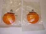 Nos Amber Signal-stat 8934A/1294, Dietz 77-558 3/8" Marker Light Lenses. Fixed Price $14.95.