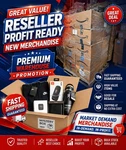 Premium Usa Reseller Mystery Box Assorted New Overstock Liquidation Lot. Fixed Price $200.00.