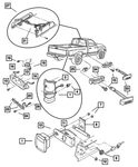 Genuine Mopar License Lamp Socket And Cable 4362133AC. Fixed Price $46.89.