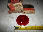 Lynx Eye 329 Lens Red Glass 1937 1938 1939 Chevy Oldsmobile Tail Rear Lamp. Fixed Price $10.00.