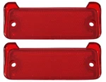 New Trim Parts Rear Bumper Reflector Lens Pair / For 1971-72 El Camino A4872. Fixed Price $53.99.