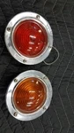 Trailer Clearance Light Vintage Truck Marker Lamp Amber Glass. Fixed Price $69.99.