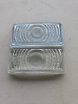 Pair Of Oem Parking Light Lenses, Fit 1950 Ford All Models. Fixed Price $28.20.