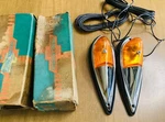(2) Vtg-chevy-stream Lined Cab-marker Lamp-yankee 77-SAE-P-63-IN Box + Wiring. Fixed Price $79.99.