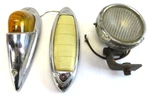 Vintage Lot Of 3 Auto Lights Lamp No. 474 Round Tractor Dome Clearance. Fixed Price $45.08.