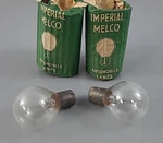 2 New Imperial Melco 1145 Headlight Spotlight Bulbs Vintage Old Stock. Fixed Price $12.49.