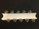 10 Ford 57 Clear Mini 12V Clock Instrument Panel Glove Box Lamps Light Bulbs Nos. Fixed Price $10.99.