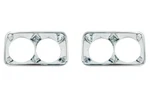 Pair Chrome Headlamp Headlight Bezels For 1969-1972 Gmc Pickup Truck. Fixed Price $214.99.