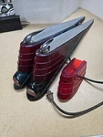 1949 Plymouth Tail Lights Assemblies Housing Lamp Lh Rh Fins Lens Pair Mopar. Fixed Price $540.60.