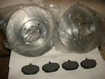 Brake Rotors, Pads ,1962-1980 New Mgb-gt 66-74. Fixed Price $89.95.