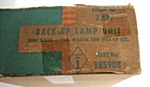 New Nos Gm Chevrolet 1964 El Camino Back - Up Lamp Unit Kit 985908. Fixed Price $24.99.