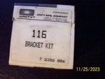 Vintage 1955-1962 Dodge & Fargo Truck Nos Unity Spotlight Bracket Kit #116L. Fixed Price $37.50.