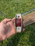 Midcentury Semi Truck Light Red Lens Trailer Side Marker Lamp Sema KD-541. Fixed Price $16.99.
