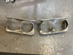 1968 C3 Corvette Gm Metal Headlight Bezels - 3911143 &3911144 No Washer Holes. Fixed Price $393.53.
