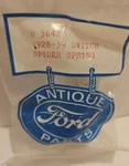 Antique Ford 1928-1939 Switch Spider Spring B-3642. Fixed Price $6.99.