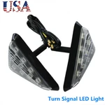 12V Motorcycle Triangle Flush Mount Turn Signal Smoke Amber Led Light. Fixed Price $15.99.