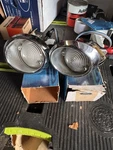 Nos 1967-1968 Ford Mercury Cougar Front Parking Lamp Assy Pair C7WY-13201/00. Fixed Price $595.00.