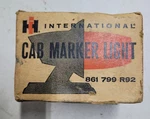 Vintage International Harvester, Nos, Truck Roof Cab Marker Lights. Fixed Price $100.00.
