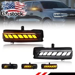 Smoked Switchback White & Amber Led Side Mirror Signal Lights For 2019+ Ram 1500. Fixed Price $64.99.