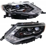 For Nissan Rogue Headlight 2017 2018 Pair Passenger Driver Side Led NI2502256. Fixed Price $1061.69.