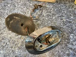 Lucas Chrome Right Tail Light Base L549 For Early Morris Minor 574906 STK5. Fixed Price $26.91.