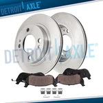 Front Disc Brake Rotors Ceramic Pads Kit For 2014 - 2016 Mitsubishi Mirage. Fixed Price $69.56.