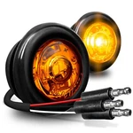3/4" Round Amber Led Signal Trailer Clearance Side Marker Light - Dot P2PC. Fixed Price $9.99.