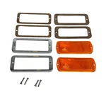 New International Scout 800 Amber Turn Signal Parklight Lens Gasket Bezel Kit. Fixed Price $124.95.