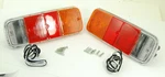 Tail Light Assembly Set Amber Red Clear Left / Right Fits Volkswagen TYPE2 Bus. Fixed Price $84.99.