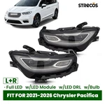 For 2021-2026 Chrysler Pacifica Full Led Projector Headlight W/module Left+right. Fixed Price $269.90.