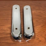 Nos Ford 1960 Galaxie 500 Lh Rh Rear Bumper Guards. Fixed Price $50.00.