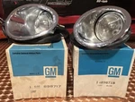 1958 1959 1960 C1 Corvette Lh/rh Rear Parking Lamp Assemblies Gm #898717-18 Nos. Fixed Price $350.00.