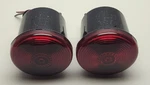 Nos Dietz Lighting Single Stud Mount Tail Lights - Made Usa Pair. Fixed Price $60.00.