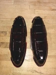 1949 1950 Ford Tail Light Lenses Glass Pair Glo-brite 214-314 (8-A-13450-A). Fixed Price $54.99.
