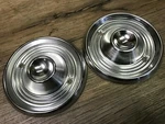 1960 1961 Chevrolet Corvair Nos Back Up Reverse Light Delete Plate Set. Fixed Price $65.00.