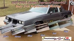 1981-1988 Oldsmobile Cutlass 442 White Chrome Body Side Molding Trim. Fixed Price $59.99.
