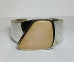 Jay King Dtr Sterling Silver Light Pink Stone Cuff Bracelet 6.5 - 1.30. Fixed Price $203.99.