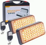 Amber Magnetic Flashing Strobe Light/w Controller, Battery Operated Rechargeable. Fixed Price $97.35.