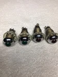 Vintage Brass + ? Boat Marine Hot Rod Race Car Dash Panel Green Red Light 4 Four. Fixed Price $90.00.