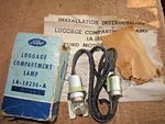 Nos Oem 1949, 1950, 1951 Ford Car 1A-18256-A Trunk Luggage Compart Lamp Assembly. Fixed Price $150.00.