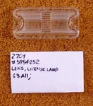 1963 Cadillac License Plate Lamp Lens Nos 5954252. Fixed Price $56.99.