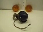 Vintage Kd Beehive Amber & Blue Lens Marker Signal Light Metal Bracket Trailer. Fixed Price $22.00.