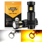 Auxbeam 3157 Led Front Turn Signal Light Bulb Error Free Amber White Dual Color. Fixed Price $19.99.