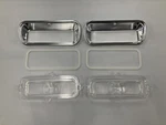 Parking Light Set Lenses Bezels Gaskets For 1962-66 Chevy Truck (clear Lamps). Fixed Price $49.90.