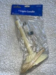 New Electric Christmas Candle Molded Plastic Drip One Light Nip-j. Fixed Price $11.50.
