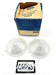 Nos 1954 1956 Ford Thunderbird Pair Front Parking Lamp Lens FAG-13208-B C68-23. Fixed Price $48.95.